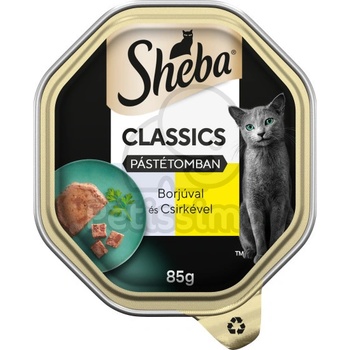 Sheba Classics мокра храна за котки - телешко, пилешко 85 г