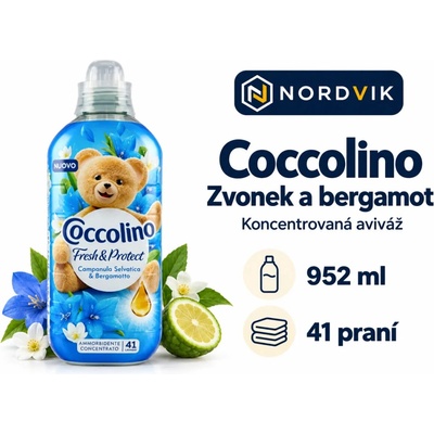Coccolino aviváž Luční zvonek & Bergamot 41 PD 952 ml