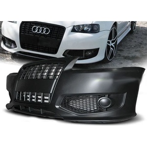 Тунинг предна броня за Audi A3 (1996-2003) - с черна решетка (BUMPA3B)