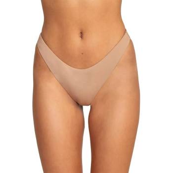 RVCA Solid Medium Frenchy bikini bottom - Beige (Wood)