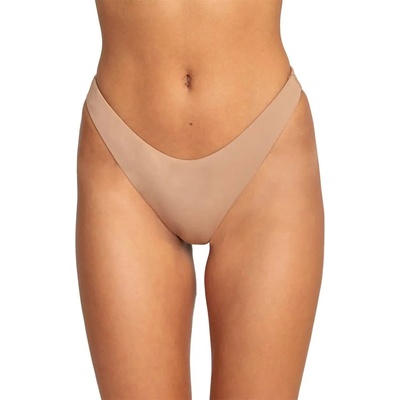 RVCA Solid Medium Frenchy bikini bottom - Beige (Wood)