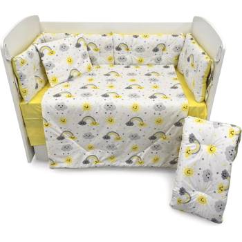 Бебешки спален комплект Слънчева Дъга