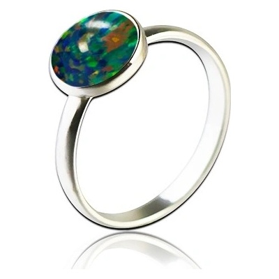 Nubis Stříbrný prsten s opálem NBP95 OP32