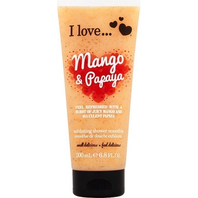 I Love Cosmetics Originals Mango & Papaya Ексфолиращ Душ гел За всички типове кожа 200 ml