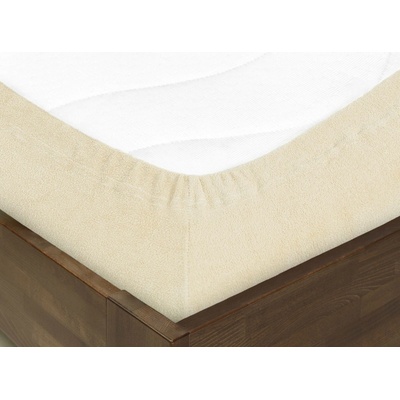 Dreamy Linens Plachta froté napínacia smotanová 70x140