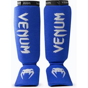 Venum Протектор за пищял и стъпало Venum Kontact Shin Guards royal blue/silver