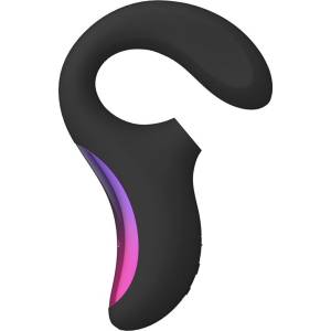 LELO Двойно стимулиращ звуков масажор черен Lelo Enigma