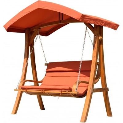 Igotrend luxusní houpačka pro 2 osoby GREENLAND, červená - terracotta – Zboží Dáma