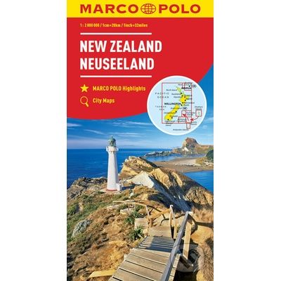 Nový Zéland 1:2M mapa ZoomSystem MD