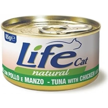 Life Pet Care Life Cat Natural Tuna Chicken and Beef - с риба тон, пилешко и говеждо месо 85 гр