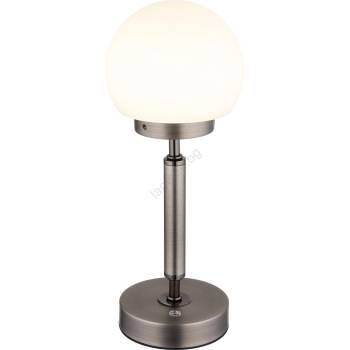 GLOBO 21033A-LED Акумулаторна настолна сензорна лампа HAKU LED/2, 5W/5V 2700/4000/6500K антрацит (GL7925)