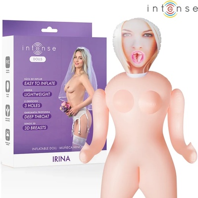 Надуваема кукла с три отвора и гърди, 145см. - Intense Dolls Irina (D-244838)