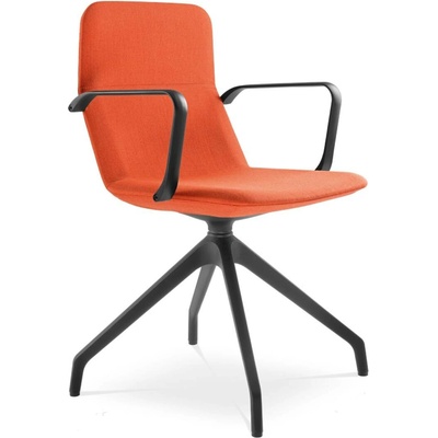 LD SEATING Konferenčná stolička FLEXI LIGHT CHL BR F90-BL