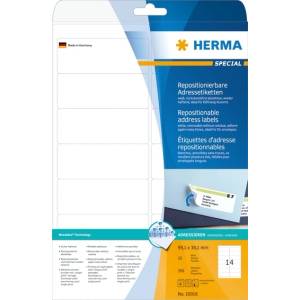 HERMA етикети подвижни 99, 1 x 38, 1 мм, 350 бр (10016)