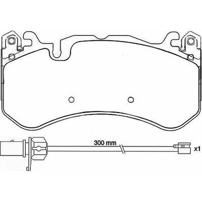 BREMBO Sada brzdových doštičiek P 50 127
