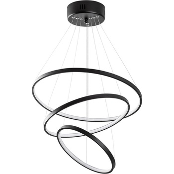 Opviq Черно LED висящо осветително тяло ø 50 cm Simit - Opviq lights (119FRS1561)