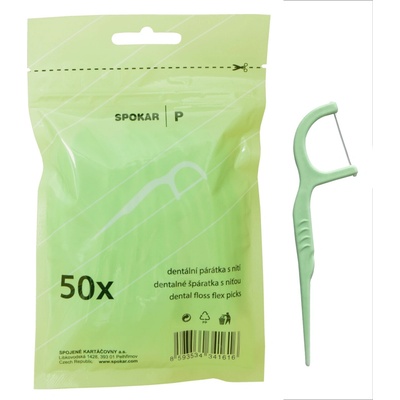 Spokar P Dentální párátka s nití 50 ks – Sleviste.cz
