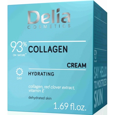Delia Cosmetics Collagen hydratační denní krém s kolagenem 50 ml