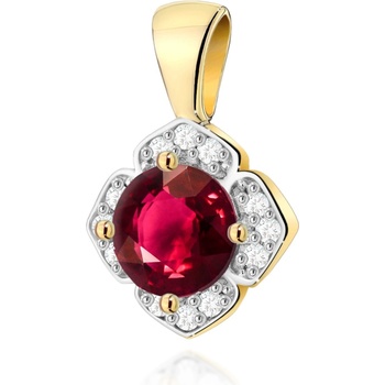 Blink Blink Diamantový prívesok s Rubínom 4330ZRuB