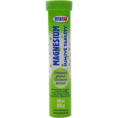 Vitatab magnesium hořčík 20 šumivých tabliet