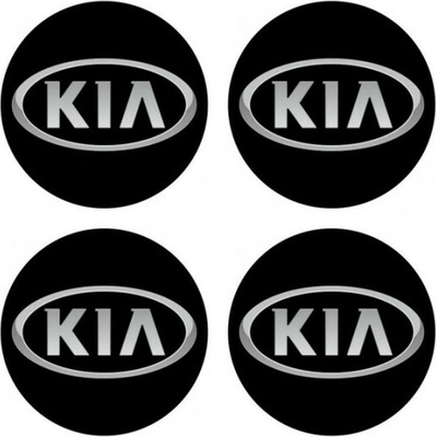 Samolepky živicové 3D KIA 4ks AutoZulu