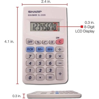 Image 1 of Sharp EL-233SBBK