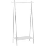 Ellos Home Бяла стойка за дрехи от масивен дъб 91x159x43 cm - Ellos Home (1047157-01-0)