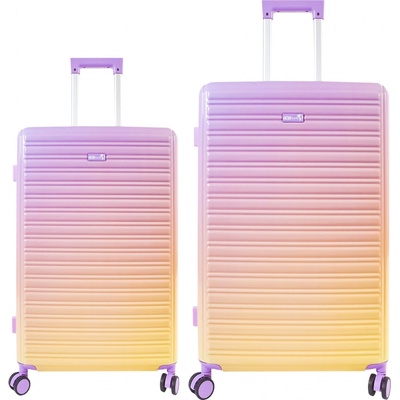 Aga Travel Sada kufrov MR4673 Žltá/Fialová 93 l 63 l