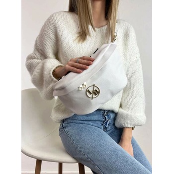 Laura Biaggi Ekokožená crossbody kapsička DX-JS-182-white
