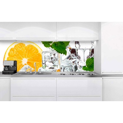DIMEX ART Фототапет за кухня - лимон и лед 180 x 60 см