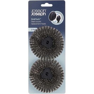 Резервни глави 6500017, с телче, за четки SINKTECH, комплект от 2 бр. , Joseph Joseph (JS6500017)