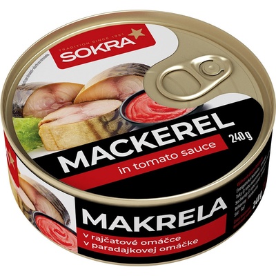 Sokra Makrela v paradajkovej omáčke 240 g