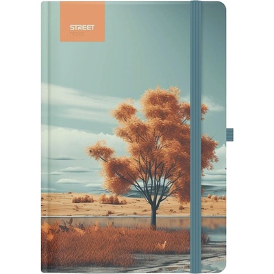 STREET Тетрадка с линийка STREET Tress edition enchanted A/5 96 страници гума с твърди корици 778101 (778101)
