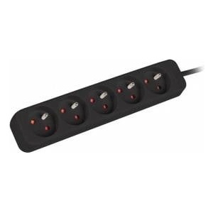 Lanberg Front loosening strip lanberg 1m ups 5x 230v pl black