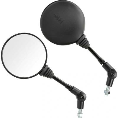 LAMPA Zrcátka BICO černé, 2ks