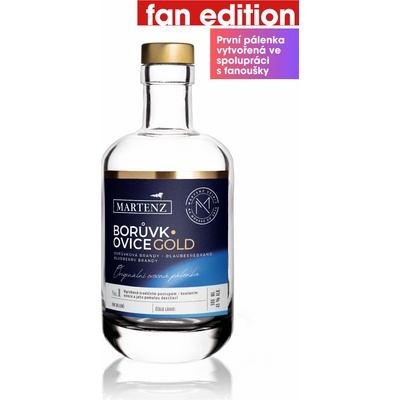 Martenz Čučoriedkovica Gold 45% 0,5 l (čistá flaša)