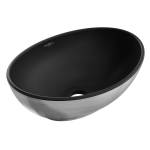 Mexen Elza 40x33 cm matt black/silver (21014023)