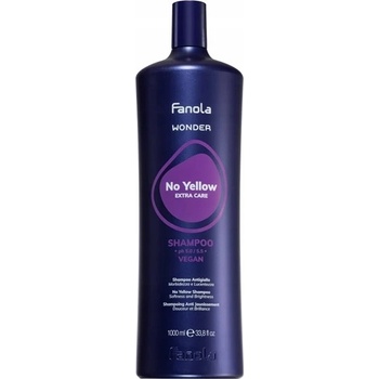 Fanola Wonder No Yellow Shampoo Šampon pro blond melírované a šedivé vlasy 1000 ml