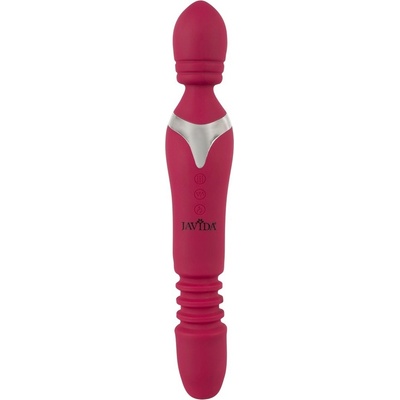 JAVIDA Warming & Thrusting Vib Hůlkový Wand 2v1 a klasický s pulzujícím pohybem