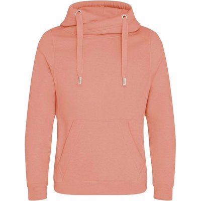 Just Hoods Mikina s prekríženým golierom staroružová