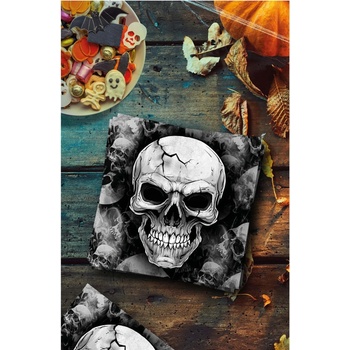 Guirca Servítky Lebka 33x33cm