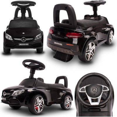 Sun Baby auto s opěradlem s funkcí hudby Mercedes Amg C63 Coupe černá