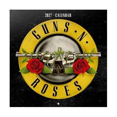 CurePink Oficiální nástěnný Guns'n'Roses SQ 30 x 30|60 cm [CP27042] 2027