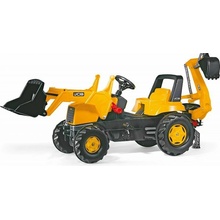 Rolly Toys Traktor CAT Trac s čelným nakladačom a zadnou rýpacou lyžicou