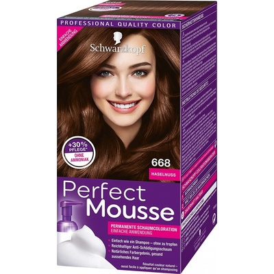 Schwarzkopf Perfect Mousse 668 oriešková