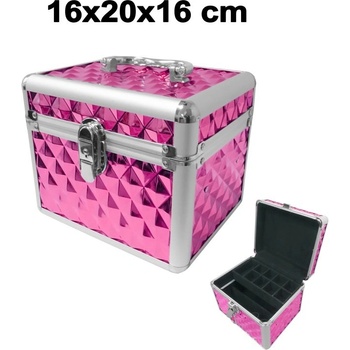 Top-Nechty Kozmetický kufrík s ružovým 3D vzorom 4604