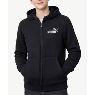 PUMA Essentials Small Logo Hoodie Black