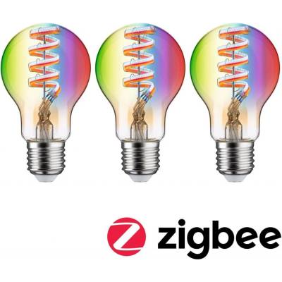 Paulmann P 29163 Filament 230V Smart Home Zigbee 3.0 LED žárovka E27 3x6,3W RGBW+ stmívatelné zlatá