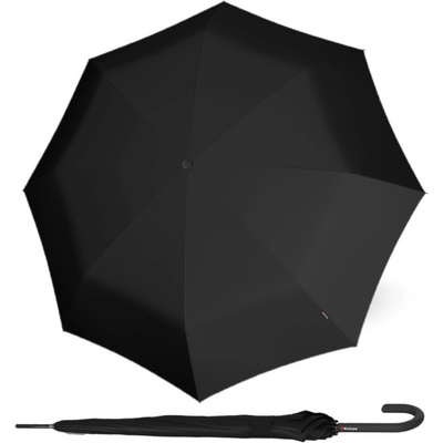Knirps KNIRPS T.760 BLACK - elegantný hoľový vystreľovací dáždnik