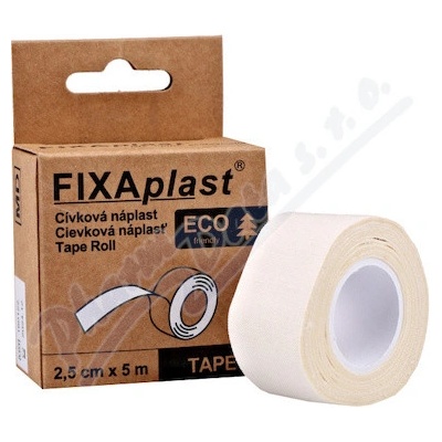 Fixaplast ECO textilní cívková náplast 2,5 cm x 5 m